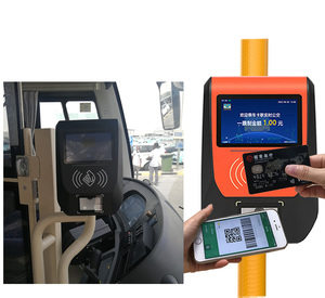 Linux Bus Validator prend en charge le paiement par carte sans espèces pour la collecte automatique des tarifs, système de paiement par bus - Product Image 6