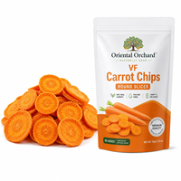 HALAL Kosher Certificaat Gedroogd Fruit & Groente Vacuüm Gefrituurde Wortelchips Zoete Snack Voedzame Oosterse Fruitgroente ODM OEM Retail
