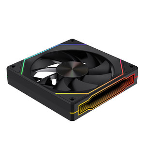 Lovingcool 2025 Nuevo estilo 120mm ARGB LED Ventiladores 4pin 12V PWM <span class=keywords><strong>CPU</strong></span> Refrigeración OEM PC Cooler para computadoras de juegos Disipador de calor de plástico 3pin - Product Image 3
