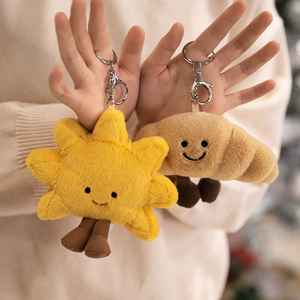 EZBABY JC Super Soft PP Cotton Filled Long Plush Toy Bunny Sky Dragon Keychain Doll Gift for Unisex Thanksgiving - Product Image 1