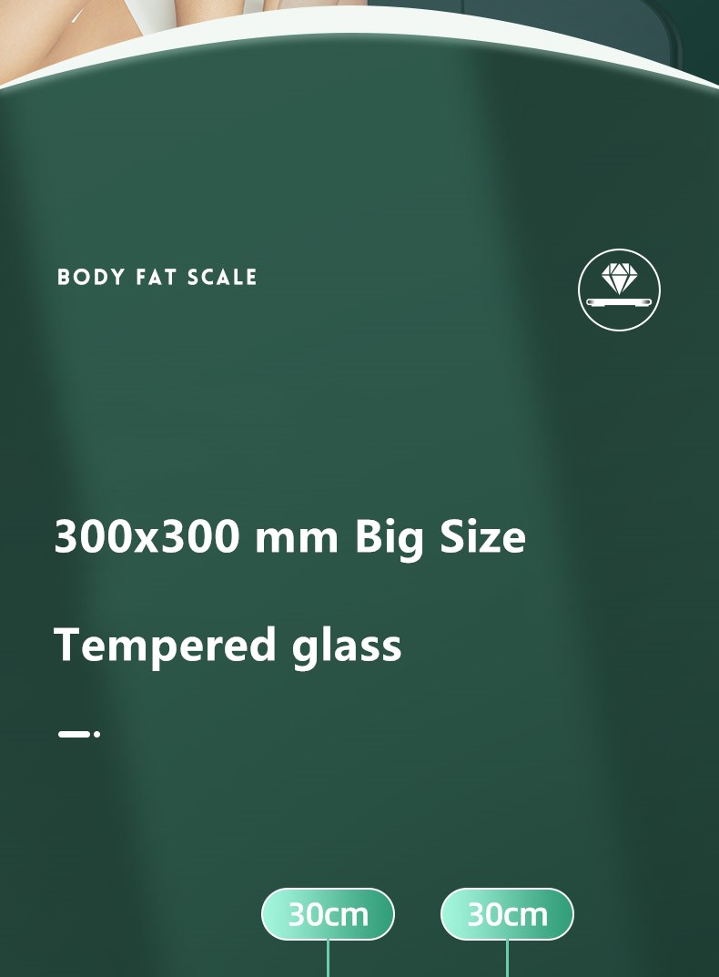 ITO Conductor Smart Weight Scale 180 kg 396 lb Intelligent Body Fat Scales