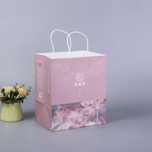 Bolsas de Compra de Papel Kraft Reciclables Impresas Personalizadas, Logotipo Personalizado, Impresión Offset, Embalaje con Asa Plana y Cinta - Product Image 2