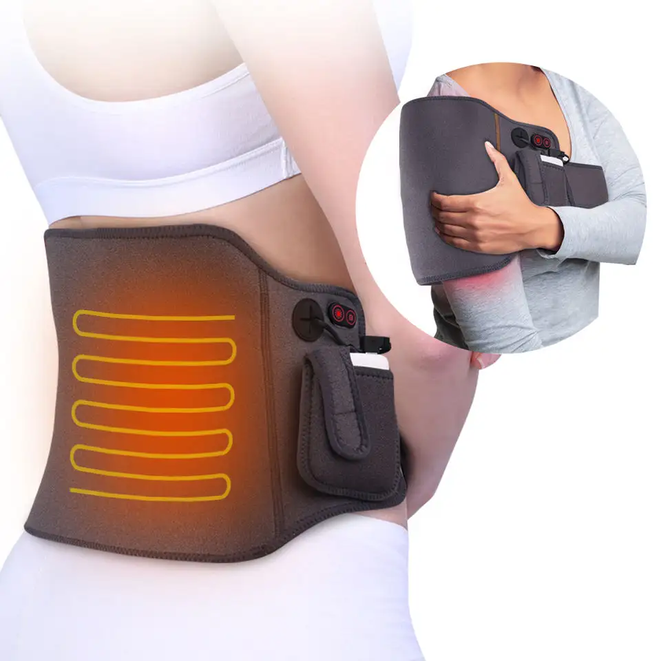 USB電気期間加熱パッド女性腹ウエスト腰ヒートベルトセラピーけいれんのための痛みの軽減腹部関節炎