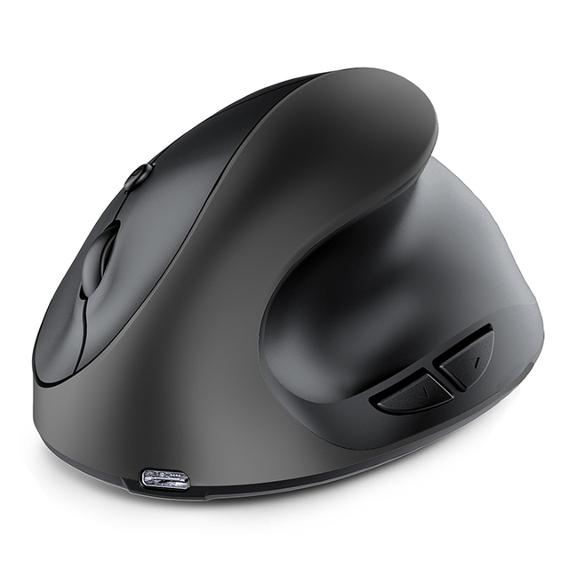 Rechargeable Wireless Mouse Bt 5.0 2.4G Wireless Dual Mode Vertical Ergonomic Mouse