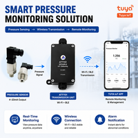 Transmetteur de pression en acier inoxydable ATECH PT208, passerelle intelligente Tuya Wi-Fi BLE IoT, capteur 4-20 mA, contrôle hydraulique de la pompe à eau