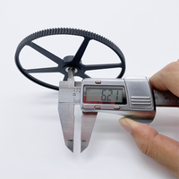 Engrenage de roue motrice noir pour machine textile Barmag EFK, pièces détachées