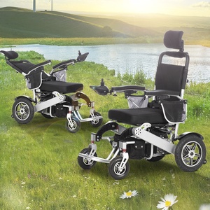 Motore 500W di alta qualità completamente automatico reclinabile sedia a rotelle elettrica con sedile comodo - Product Image 1
