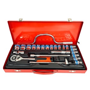 Juego de Herramientas Mecánicas para Auto de 24 Piezas, Acero al Carbono Cromado, con Cinta Negra, para Reparación Automotriz, Venta al Por Mayor - Product Image 4