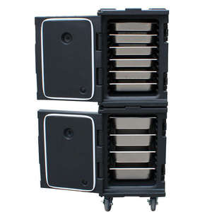 Lyroe 180L Contenitore Termico Rotostampato a Carico Laterale per Catering, Scatola Termica per Raffreddamento e Riscaldamento, Scaldavivande Isolato, Contenitore per Alimenti - Product Image 6