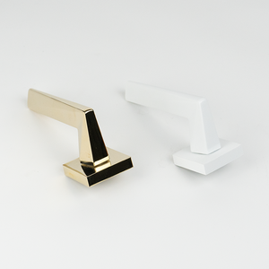 Poignée de porte moderne en alliage de zinc, ensemble de serrures à levier, boutons et accessoires de quincaillerie intérieure pour portes en bois – Fourniture directe usine - Product Image 4