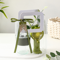 Activités commerciales Personnel Enseignants Coffret cadeau Produit d'été Gadgets Idées Mariée Marié Mini Ventilateur Tasse à café Sac cadeau Souvenir