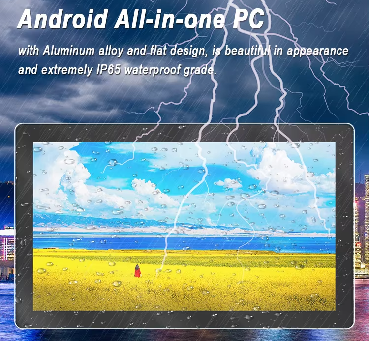 11.6 Inch Fanless Android All-in-One Industrial Touch Screen Panel PC Wall-Mountable/Desktop Network Port/USB Linux Tablet