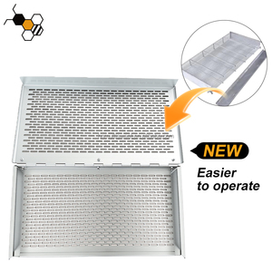 Herramientas de Apicultura Directo de Fábrica: Colmena Langstroth Profunda de Marco Único de Metal Galvanizado con Controlador de Abejas Reina y Tapa Abatible - Product Image 3