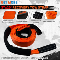 Câble de remorquage de voiture Heavy Duty 5 T 12 Ton Trailer Rope Towing Pull Rope Strap Van Road Recovery Car 4x4 Accessories