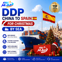 Servicio de Transporte Marítimo LCL DDP de China a España, Envío de Carga Navideña, Servicio de Transporte de Mercancías