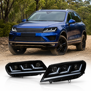 YU GUANG per Volkswagen <span class=keywords><strong>Touareg</strong></span> VW <span class=keywords><strong>Touareg</strong></span> 2016 2017 <span class=keywords><strong>2018</strong></span>, Aggiornamento Fari a LED, Gruppo Luci Anteriori, Accessori Auto - Product Image 1