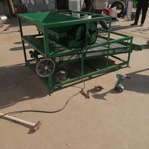Máquina de limpieza y clasificación de granos, equipo multifuncional para la criba de semillas, frijoles y hortalizas de raíz con motor - Product Image 1