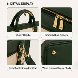 Tuiles de Mahjong Américain – Ensemble de Mahjong Miss Christmas Tortoise Pearl Green Blue Sunday Luxury – Sacs de Mahjong pour Mahjong Américain - Product Image 6