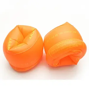 户外戒指安全气囊聚氯乙烯Inmodernle游泳臂套带创意儿童儿童充气水上漂浮水上游戏橙色