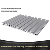 Profilé en aluminium à fente en T norme européenne 15250, extrusion industrielle en alliage, robuste, pour machines CNC, automatisation, pliage et découpe