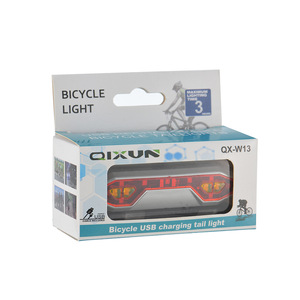 Feu arrière USB <span class=keywords><strong>rechargeable</strong></span> pour vélo <span class=keywords><strong>de</strong></span> nuit, clignotant pour VTT, lumière d'avertissement pour vélo <span class=keywords><strong>de</strong></span> route, <span class=keywords><strong>lampe</strong></span> LED arrière <span class=keywords><strong>de</strong></span> sécurité à stroboscope pour cyclisme - Product Image 4