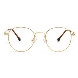 Montura de Gafas Redonda Simple K771 con Diseño Artístico que Realza el Rostro, Función Antideslumbrante para Miopía y Protección Contra la Luz Azul - Product Image 1