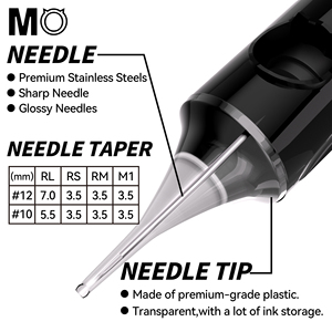 Cartuchos de Tatuaje MO Soul 3RL/5RL/7RL con Certificación CE, Agujas de Tatuaje Desechables Profesionales, Perfectas para Tatuajes de Líneas Finas, Suministro de Fábrica - Product Image 3
