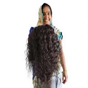 Extensiones de Cabello Humano Remy Indio Virgen al por Mayor, 100% Sin Procesar, Doble Trama a Máquina, Paquetes de Cabello Sin Enredos - Product Image 1