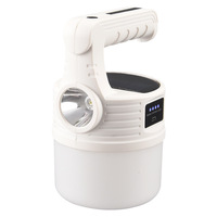 Bombilla LED Solar para Camping, Recargable, Impermeable, de Larga Duración, para Emergencias, Mercados Nocturnos y Puestos Callejeros