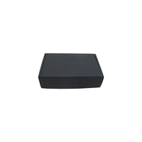 Caja de Envío de Cartón Corrugado de Fácil Apertura, Caja de Cartón para Envíos Postales, Caja de Cartón Grueso Negra para Envíos