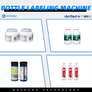 Machine d'étiquetage de bouteilles rondes entièrement automatique Orshang, positionnement à double tête, étiquetage avant et arrière - Product Image 3