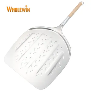 Pala <span class=keywords><strong>per</strong></span> <span class=keywords><strong>Pizza</strong></span> in Alluminio da 14 Pollici con Manico in Legno <span class=keywords><strong>Accessori</strong></span> da Forno <span class=keywords><strong>per</strong></span> Fare la <span class=keywords><strong>Pizza</strong></span> - Product Image 1