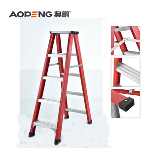 Scala Pieghevole <span class=keywords><strong>in</strong></span> <span class=keywords><strong>Alluminio</strong></span> Antiscivolo a Cinque <span class=keywords><strong>Gradini</strong></span> <span class=keywords><strong>in</strong></span> Fibra di Vetro per Lavori Edili ed Elettrici - Product Image 4