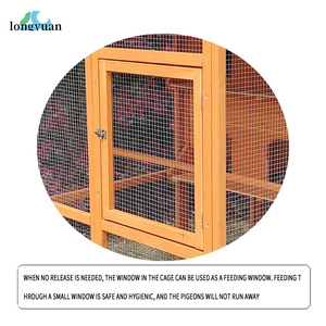 <span class=keywords><strong>Grande</strong></span> volière en bois sur pied pour perroquets et pigeons, meuble-nid pour animaux de compagnie - Product Image 5