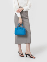 Sac à main Boston vintage en cuir véritable grainé, double fermeture éclair, grande capacité, luxe, avec poignée, sac bandoulière pour femme, sac bowling