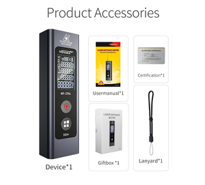 NOYAFA NF-276L Télémètre laser compact haute précision 50M Outil de mesure numérique Rechargeable Enregistrement de données Garantie 1 an - Product Image 6