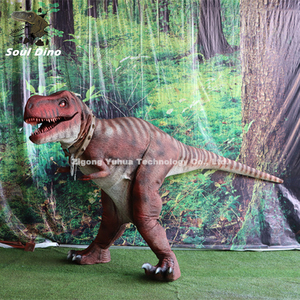 ชุดมาสคอตมังกรไดโนเสาร์เสมือนจริงสำหรับการแสดง - Product Image 4