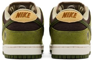 <span class=keywords><strong>Nike</strong></span> Dunk Low SB Matcha Green Chaussures de basket-ball décontractées unisexes à lacets en faux daim à bout rond et semelle extérieure en caoutchouc - Product Image 3