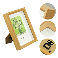 Pas cher Vente en gros Cadre photo en bois pour la maison inachevé 4X6 5X7 8X10 A4 Cadres photo en bois MDF naturel