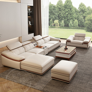 <span class=keywords><strong>Divano</strong></span> in pelle di lusso con mobili da soggiorno di fascia alta con <span class=keywords><strong>divano</strong></span> ad angolo e <span class=keywords><strong>schienale</strong></span> regolabile - Product Image 6