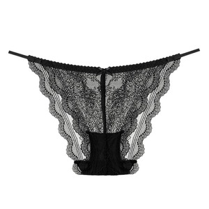 Culottes string sexy en dentelle à taille basse semi-couvrante pour femmes, style européen et américain, ajustables, chaudes et séduisantes. - Product Image 5