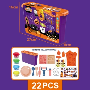 TOMMABO Halloween <span class=keywords><strong>maison</strong></span> Slime ensemble bricolage à la main pâte à <span class=keywords><strong>modeler</strong></span> Kit cadeaux pour enfants filles garçons - Product Image 3