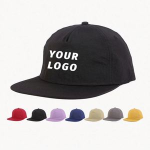 Casquettes Snapback Sportives Rouges de Haute Qualité, Personnalisables avec Logo Imprimé, Trous Découpés au Laser, Casquette de Baseball à 5 Panneaux à Visière Plate – Vente en Gros - Product Image 2
