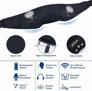 Máscara de ojos <span class=keywords><strong>inteligente</strong></span> con auriculares inalámbricos para dormir Auriculares Bluetooth 5,2 35 horas de reproducción de música Altavoces delgados para personas que duermen de lado - Product Image 6