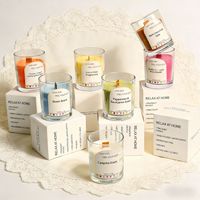 Boîte de luxe avec impression de marque privée pour bougies parfumées et diffuseurs, emballage de boîte cadeau, personnalisation