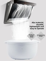 Humidificateur ultrasonique avec fonction de stérilisation, alimentation CA, capacité 1,1L-2,5L, silencieux 36dB, démonstration de la vapeur atomisée pour hotte de cuisine