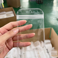 Sacs en plastique pour emballage, pochettes rondes, petits sacs à fermeture éclair pour bijoux, vente chaude