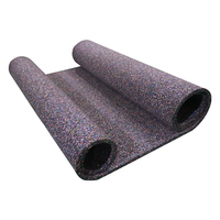 Rouleau de revêtement de sol en caoutchouc isolant acoustique 3mm-20mm
