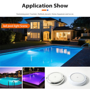 Lampe à <span class=keywords><strong>eau</strong></span> extérieure étanche 18W RGB RGBW 316L en acier inoxydable <span class=keywords><strong>D</strong></span>écoratif Led Logo personnalisé IP68 Lumière de piscine - Product Image 2