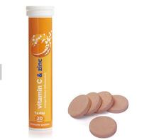 Tabletas Efervescentes Multivitamínicas Personalizadas para Deportistas, Belleza y Energía, con Calcio, Hierro y Zinc, Sabores Fresa y Manzana, Forma 20